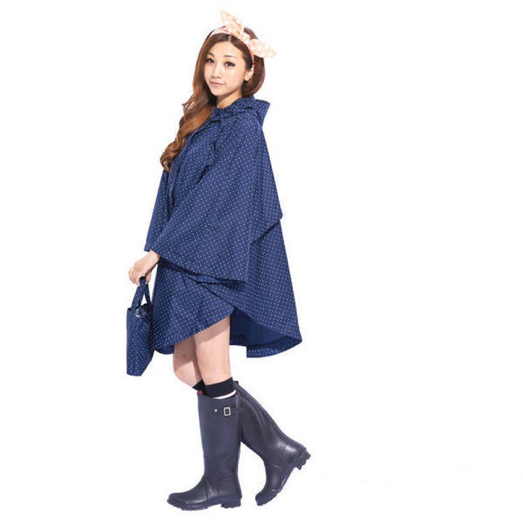 Travel New Trench Coat Korea Japan New Concept Fresh Cute Lightweight Breathable Fashion Poncho Poncho Raincoat - Image 5