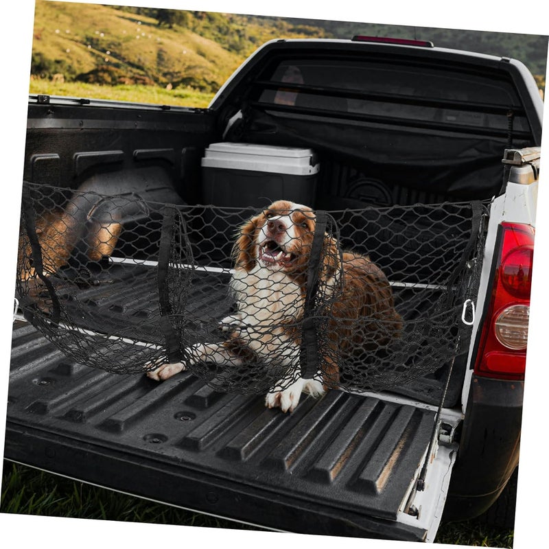 ULTECHNOVO Cargo Net Truck Bed Organizer Bag for Car Trunk Storage Mesh Net Bag Organizer - Image 3