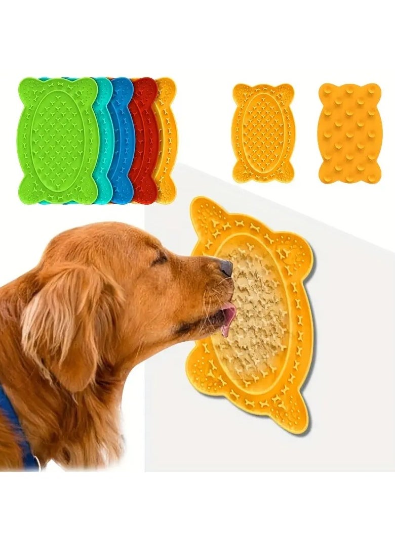 Goolsky Pet Supplies Pet Licking Mat Creative Dog Slow Food Mat Placemat Suction Cup Slow Food Mat  - Image 5