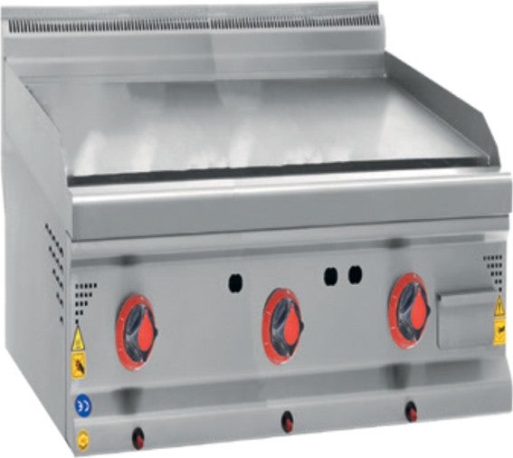 CSA Inox Karacasan Industrial 900 Series Counter Top Natural Gas Flat Plate Grill  - Image 2