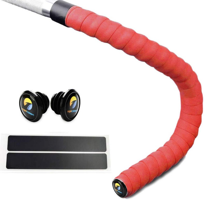 Topcabin Camouflage Series Comfort Gel Road Bike Handlebar Tape Bike Bar Tape With Reflective Bar Plugs - Image 1