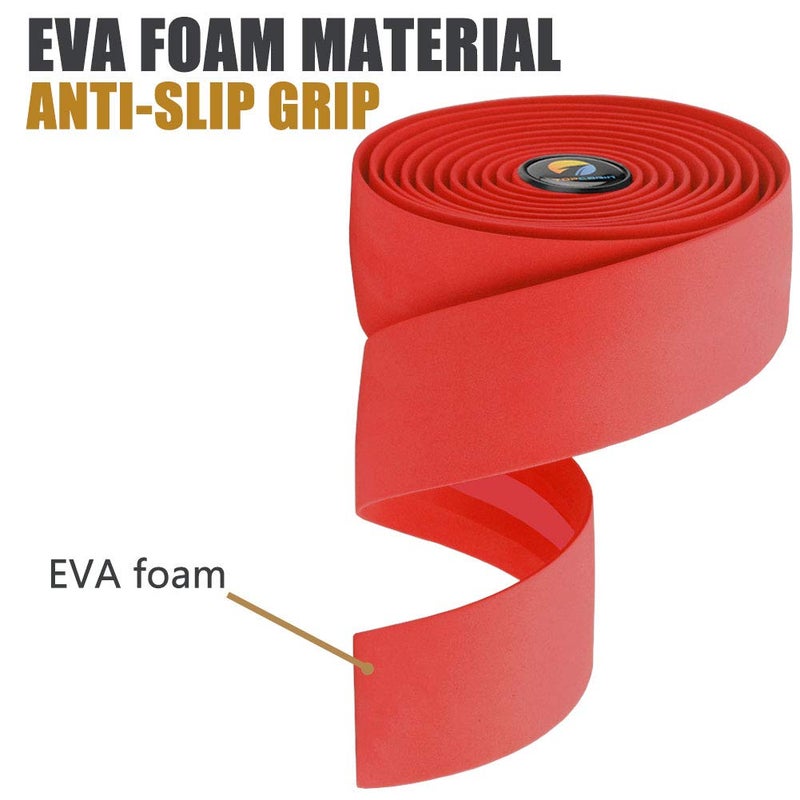 Topcabin Camouflage Series Comfort Gel Road Bike Handlebar Tape Bike Bar Tape With Reflective Bar Plugs - Image 3