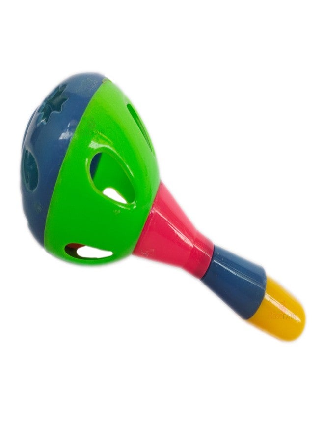 ROSEFAIR Plastic Baby Rattles Toys Set, Infant Grab Shake Rattle, Sensory Teether, Development Learning Music Toy, Newborn Gift 0-12 Months, Multicolor (Green) - Image 1