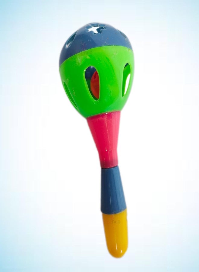 ROSEFAIR Plastic Baby Rattles Toys Set, Infant Grab Shake Rattle, Sensory Teether, Development Learning Music Toy, Newborn Gift 0-12 Months, Multicolor (Green) - Image 2