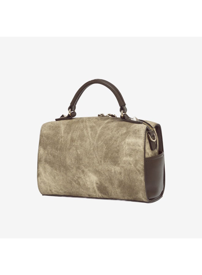 YEARCON Modern Color Block】large Capacity Commuter Shoulder Bag, Fashionable Women's Pillow Bag - Image 5