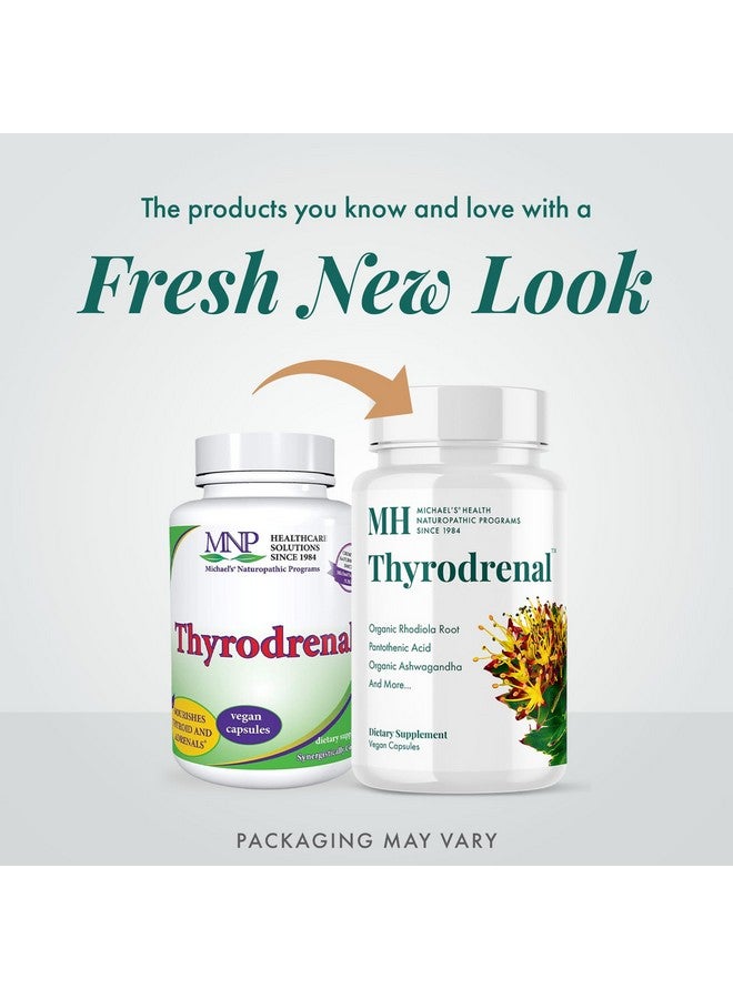 MICHAEL'S Health Naturopathic Programs Thyrodrenal - 60 Vegan Capsules - Supports Thyroid & Adrenal Health - with Vitamin C - 30 Servings - Image 3