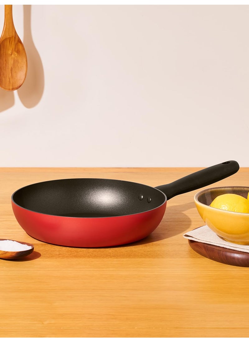MEYER Meyer Bauhaus Nonstick Open Frypan, 24 cm, Red  - Image 3