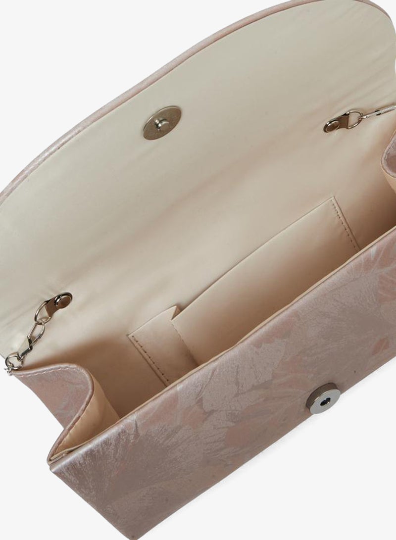 Styli Women Satin Floral Print Clutch Bag - Image 3