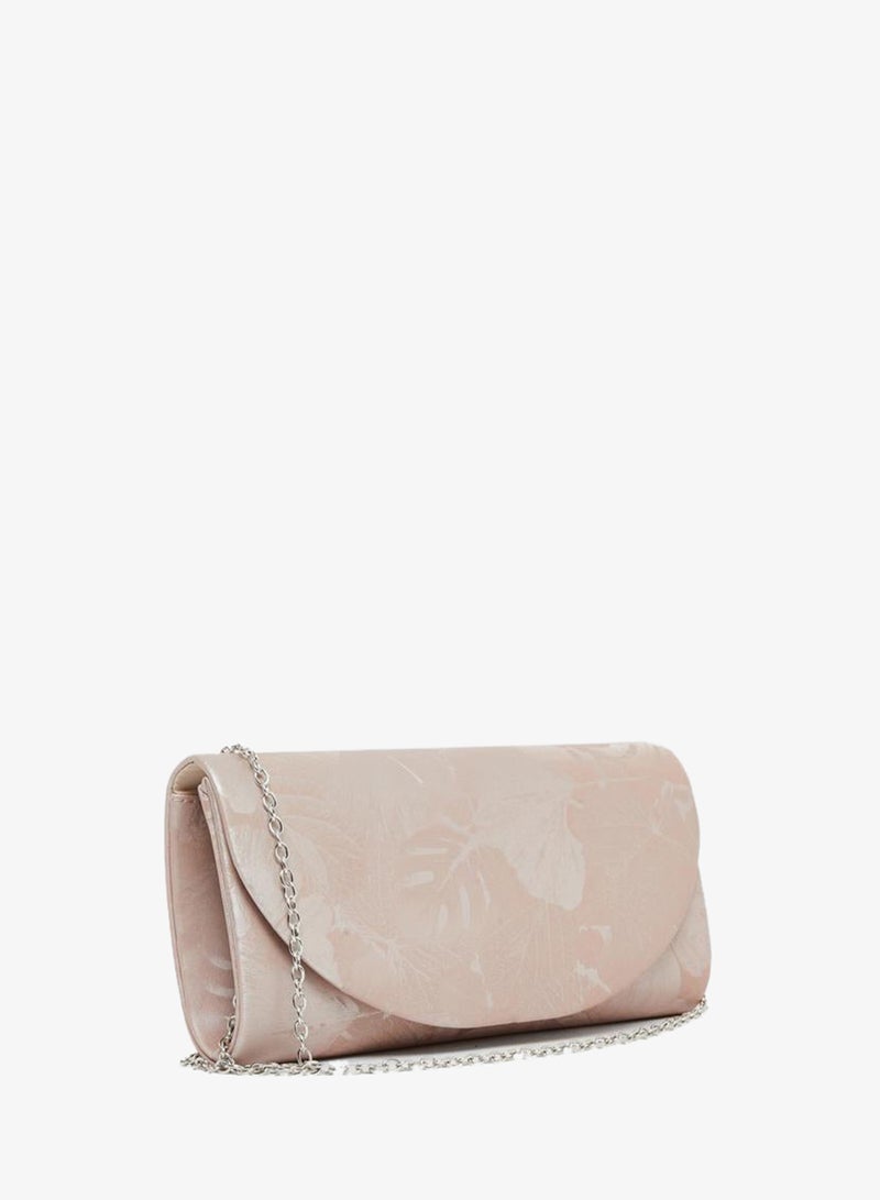 Styli Women Satin Floral Print Clutch Bag - Image 4