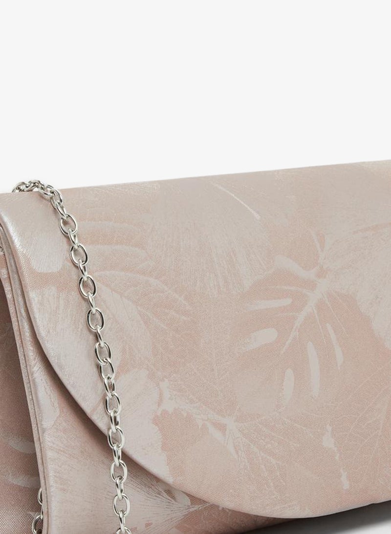 Styli Women Satin Floral Print Clutch Bag - Image 2