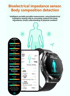 M MIAOYAN New smart sports watch ECG electrocardiogram blood pressure monitoring SOS scientific sleep non-invasive blood sugar physical health detection smart watch  - Image 3