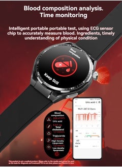 M MIAOYAN New smart sports watch ECG electrocardiogram blood pressure monitoring SOS scientific sleep non-invasive blood sugar physical health detection smart watch  - Image 5