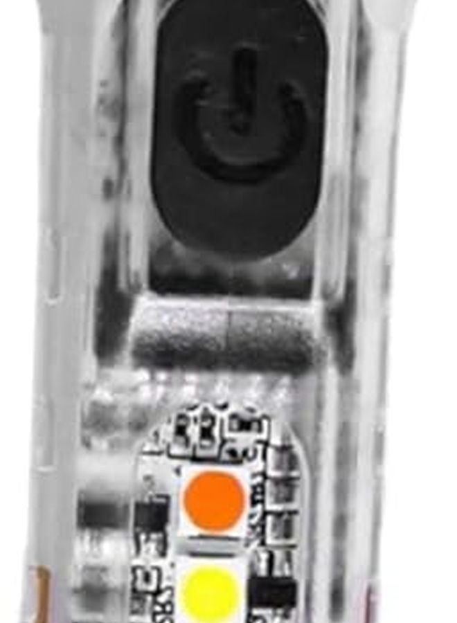 DOITOOL مصباح يدوي صغير قابل لإعادة الشحن قابل للتعديل مع ضوء LED ساطع أبيض شفاف محمول قابل للزوم - Image 2