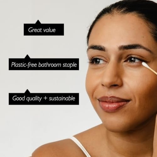 UpCircle Bamboo Cotton Buds - 200 Pieces - Sustainable, Plastic-Free, Fully Recyclable Ear Buds - A Staple For Any Bathroom - Image 2