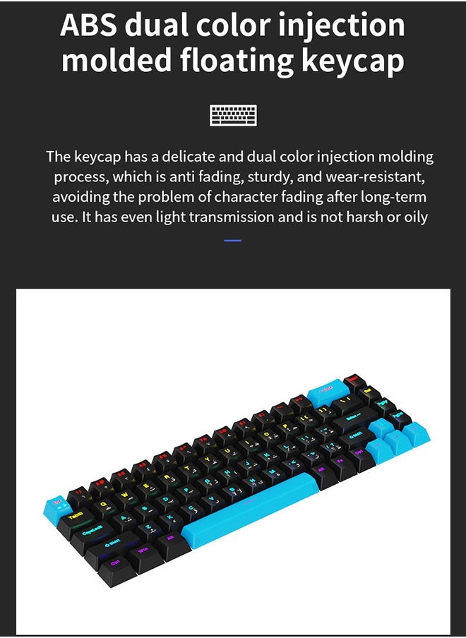 OASIS DESERT - 68-key RGB mechanical keyboard Arabic - Image 1