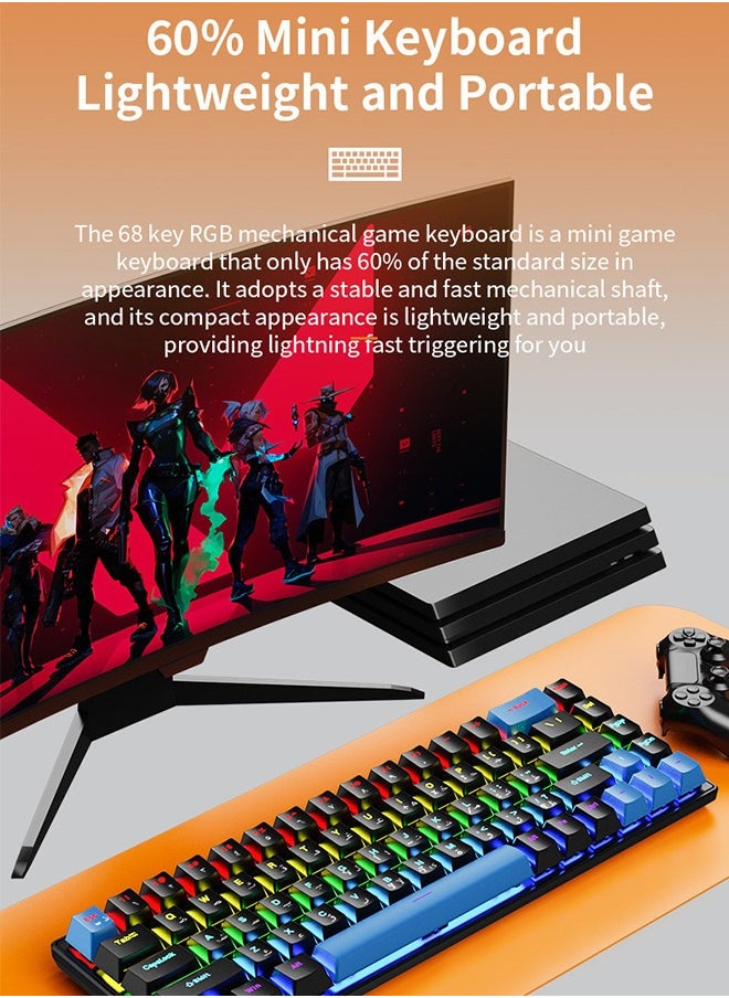 OASIS DESERT - 68-key RGB mechanical keyboard Arabic - Image 1