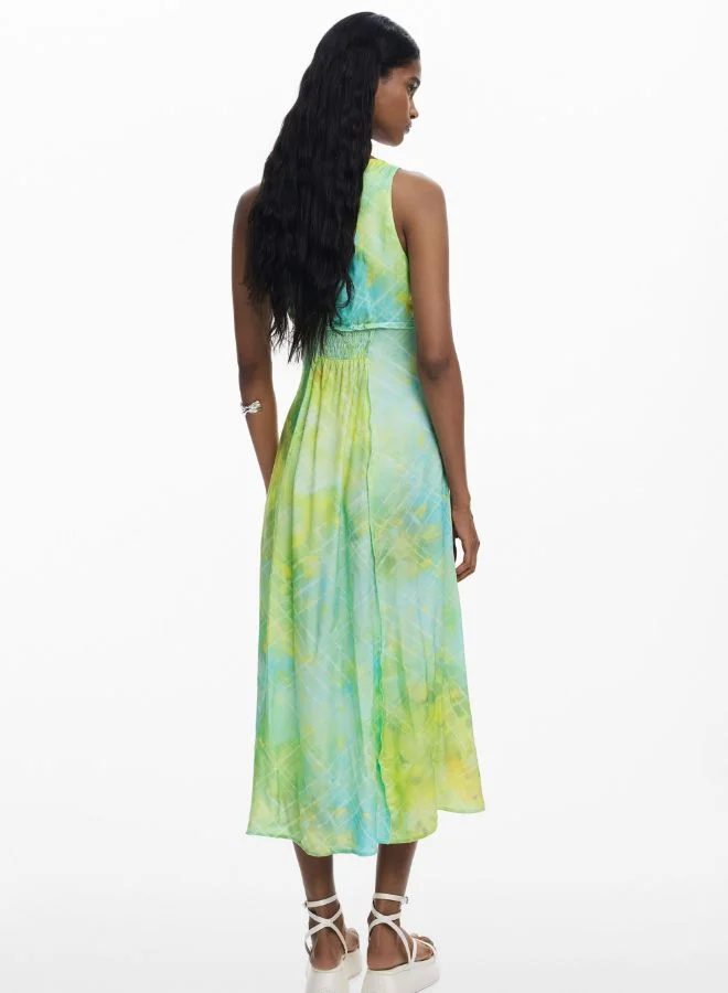 DESIGUAL Long Dress With Buttons