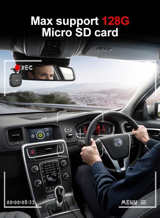 Hivision Dash Cam Car Camera with Night Vision and Built in WiFi Record Incidents and App Control in 1080p HD - Image 3