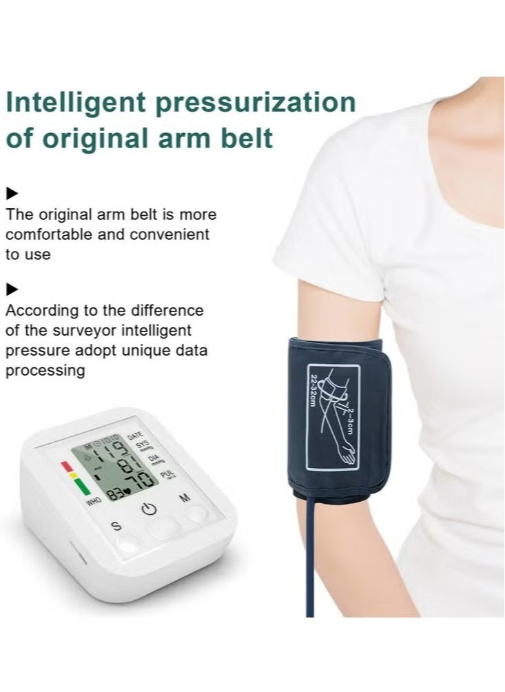 TIGER - Blood Pressure Monitor Dual Users x99 Readings – Voice-Enabled Adjustable Wrist Cuff BP Machine for Home Use | Accurate & Reliable Monitoring, Ideal for Family or Shared Use - Image 1