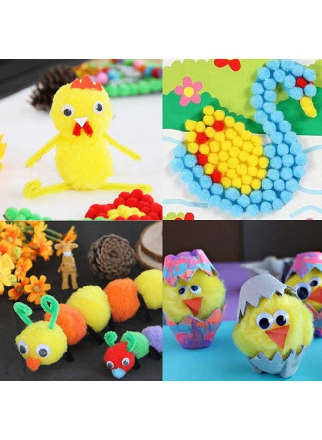 FRECI Pompoms For Craft Making And Hobby Supplies 500 Pieces 18Mm (0.7Inch)Blue - Image 5