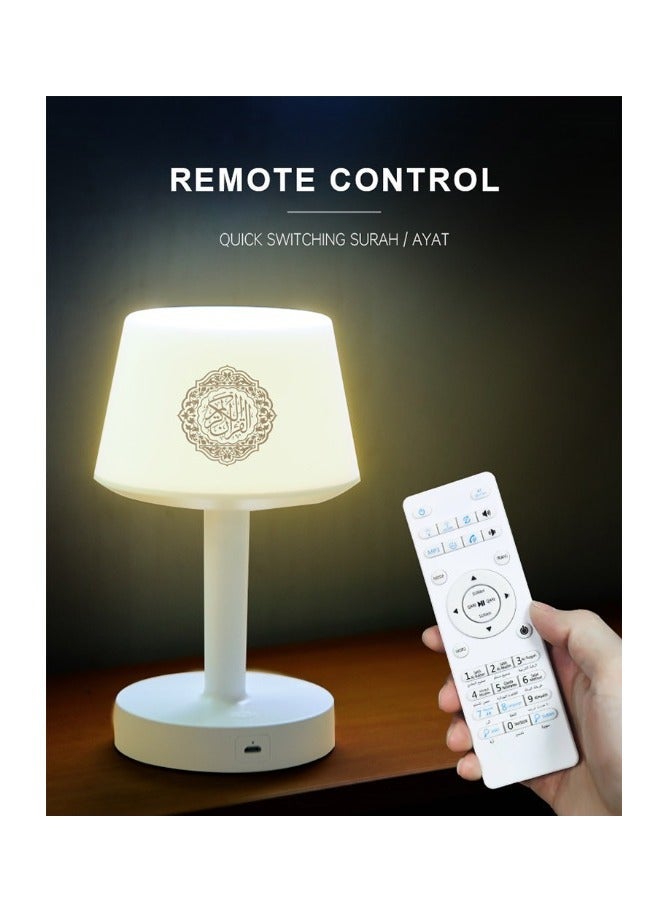 ELTRAZONE Table Lamp Quran Speaker – Bluetooth Speaker with APP & Remote Control, Digital LED Night Light, Islamic Gifts for Kids, Ramadan, and Home Decoration Desk Lamp - Image 3
