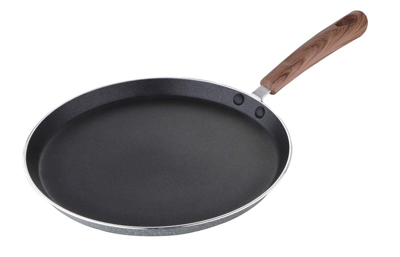 BERGNER Alpine Forged Aluminium Non-Stick Flat Tawa, 26 cm, Induction Base, Grey. - Image 2