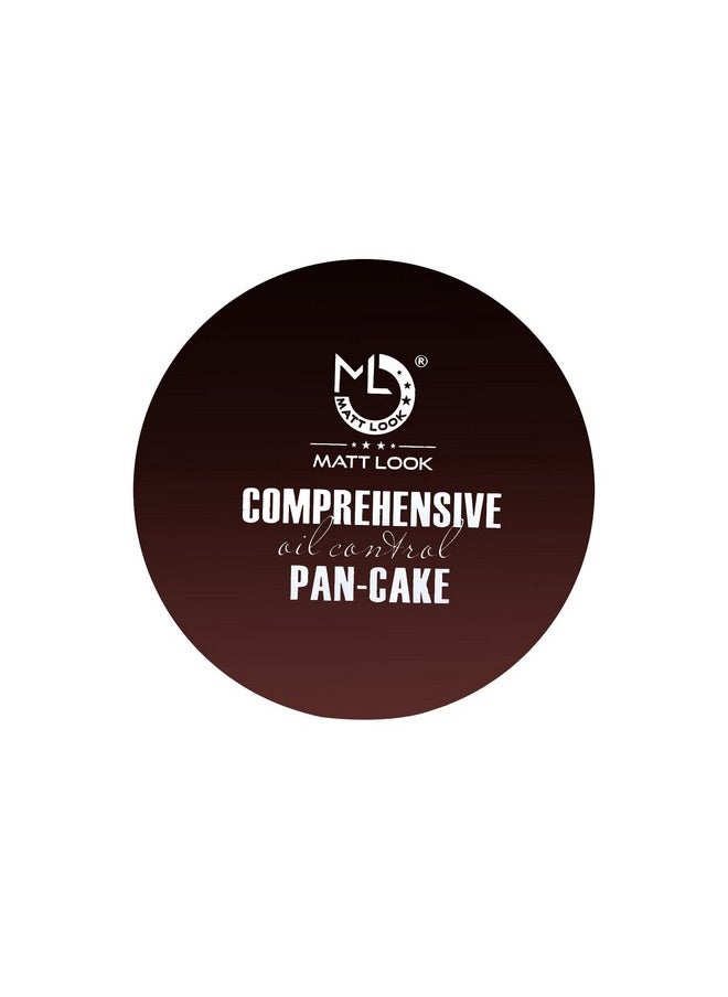 matt look Mattlook Comprehensive Oil-Control Pan-Cake Pressed Powder | Face Makeup | Available In 6 Shades | Water Proof And Sweat Proof | Light Weight In Texture | Easy To Apply And Blend | Long Wear Make Up | Comes With A Sponge | 28Gm Light-Sweep  - Image 3