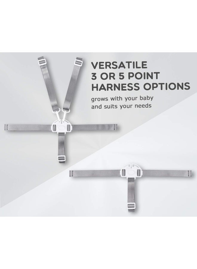 Minnebaby High Chair Straps, Replacement 5 Point Harness Straps for High Chair - Image 2