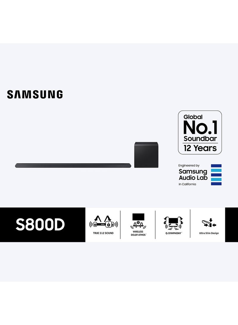 سامسونج مكبر صوت S800D فائق النحافة لاسلكي بتقنية Dolby Atmos 3.1.2 - Image 1