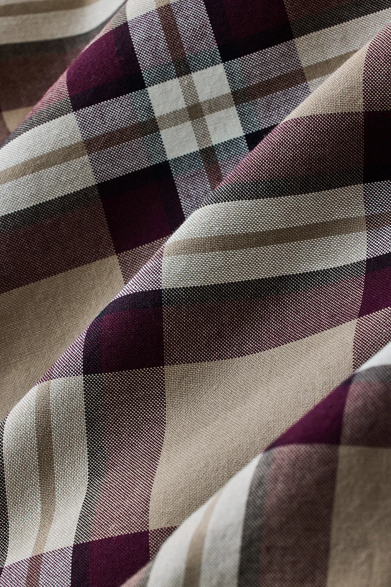 SNITCH 100% Cotton Checks Plus Size Shirt