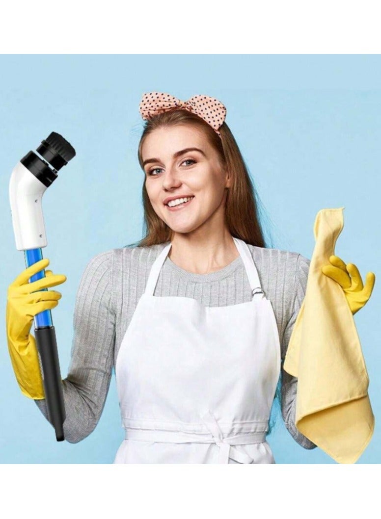 Raxoom Cordless Electric Spin Scrubber Cleaning Brush Scrubber for Home 400RPM Mins-8 Replaceable Brush Heads 90Mins Work Time 3 Adjustable Size 2 Speeds for Bathroom Shower Bathtub Glass Car - Image 2