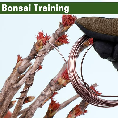 ZELARMAN Bonsai Training Wire Set of 4, Total 128 Feet (32 Feet Each Size) 3 Size - 1.0MM, 1.5MM, 2.0MM, Corrosion and Rust Resistant (with Bonsai Wire Cutter) - Image 5