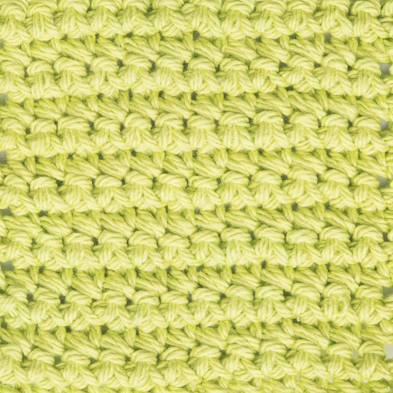 Bernat Handicrafter Cotton Solids Yarn, 1.75 oz, Gauge 4 Medium, 100% Cotton, Hot Green - Image 3