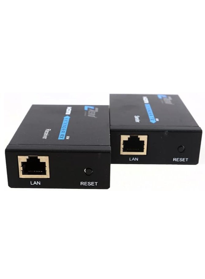 Zero Hdmi Extender, Hdmi to Rj45 Extender Network Converter - Repeater Over Cat 5E/6 1080P Up to 60M Extender for Hdtv Hdpc 4K 2K - Image 2