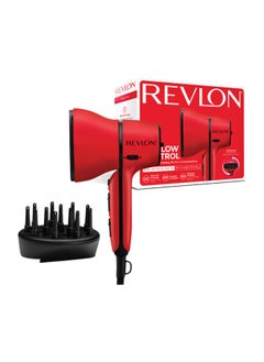 Revlon Airflow Control Hair Dryer 2000W Wider Head 90 Degrees Rotating Removable End Cap 3 Heat 2 Speed And Cool Shot  - Image 1