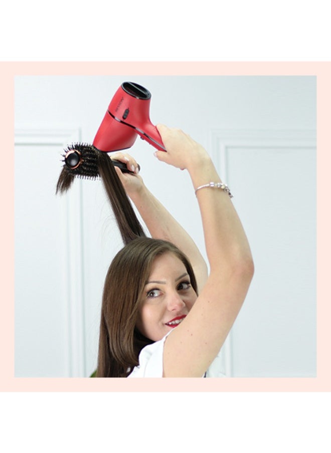 Revlon - Airflow Control Hair Dryer 2000W Wider Head 90 Degrees Rotating Removable End Cap 3 Heat 2 Speed And Cool Shot - Image 1