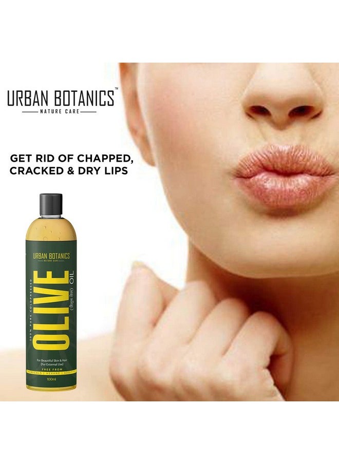 UrbanBotanics Pure Cold Pressed Olive Oil For Hair And Skin, 100Ml  - Image 2