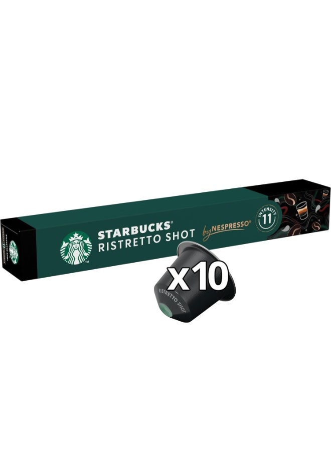 ستاربكس نسبريسو ريستريتو شوت 10 كبسولات 57 جرام - Image 1