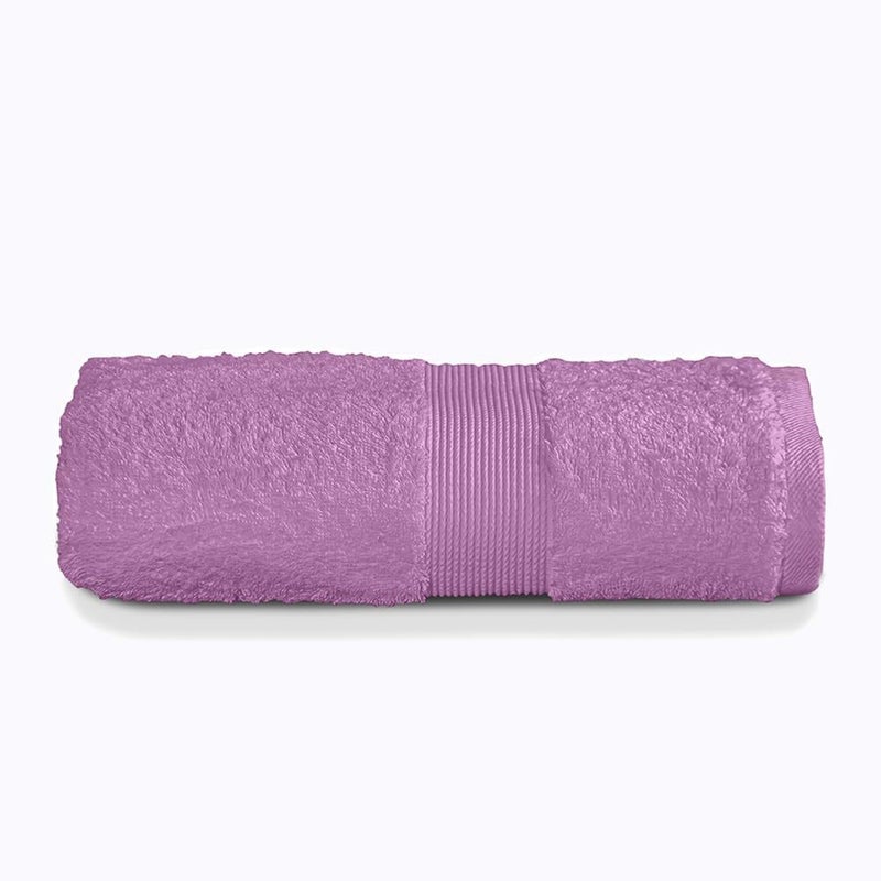 Premium Hotel Quality Bath Towel 100% Cotton Made in Egypt, Soft Quick Drying and Highly Absorbent (70x140 cm) - Lilac - Image 1