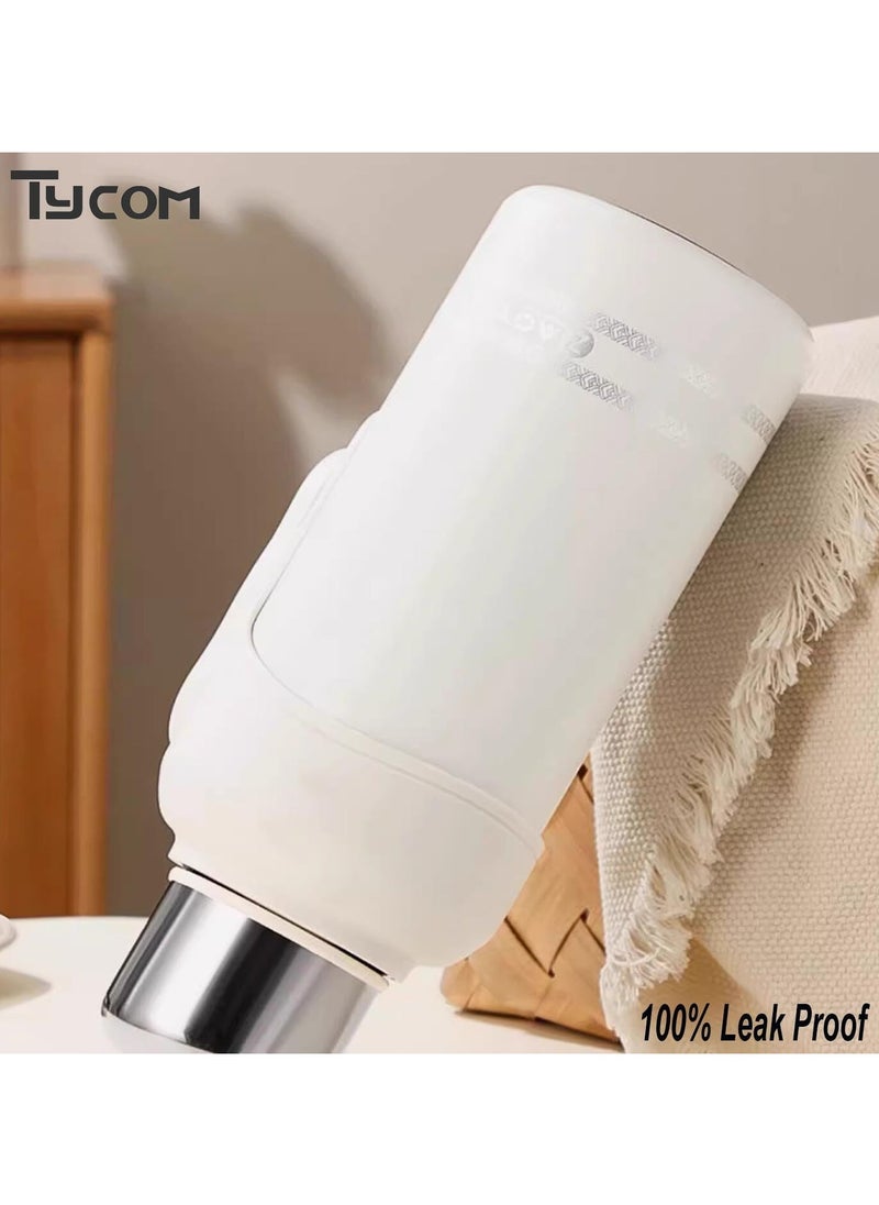 TYCOM - Thermal Insulated Water Bottle 1000 ML 316 Stainless Steel Double Wall Vacuum insulated Water Bottles for Hot Cold Water Gym Bottle Flask Bottle Side Handle - Image 1