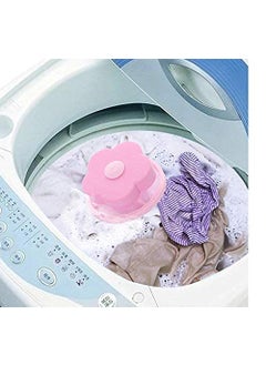 DOSJNI DOSJNI Flower Shape Home Washing Machine Floating Net Bag Hair Removal Ball Debris Thread Cleaning Filter Net Lint Mesh Bag Multicolor SET OF 4  - Image 4