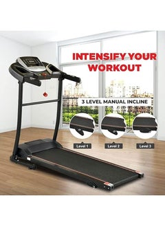 توب فيت TOP FIT Hammer MT-333 Foldable Treadmill 2.25HP Motor Easy Storage Treadmill For Fitness Excercises, Easy Installation (DIY)  - Image 2