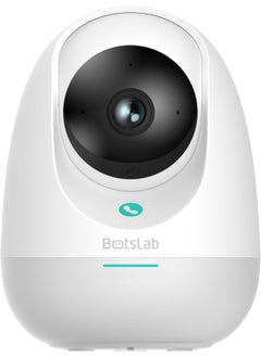 Botslab C213 Indoor Camera 3MP 2K HD Video, Full Color RGB Night Vision, One-Touch Calling, Human Recognition, Panoramic Patrol, Fixed Point for Comprehensive Coverage, Two-Way Talk  - Image 1