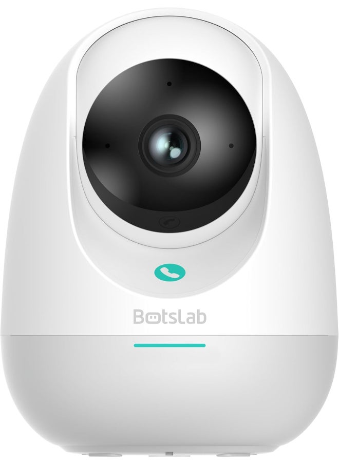 Botslab C213 Indoor Camera 3MP 2K HD Video, Full Color RGB Night Vision, One-Touch Calling, Human Recognition, Panoramic Patrol, Fixed Point for Comprehensive Coverage, Two-Way Talk  - Image 1