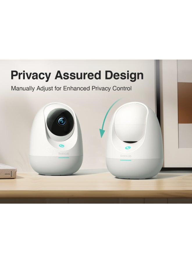 C213 Indoor Camera 3MP 2K HD Video, Full Color RGB Night Vision, One-Touch Calling, Human Recognition, Panoramic Patrol, Fixed Point for Comprehensive Coverage, Two-Way Talk