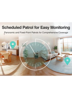 Botslab C213 Indoor Camera 3MP 2K HD Video, Full Color RGB Night Vision, One-Touch Calling, Human Recognition, Panoramic Patrol, Fixed Point for Comprehensive Coverage, Two-Way Talk  - Image 5