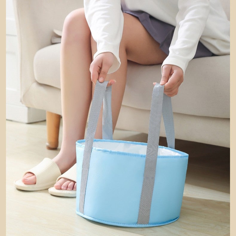 Upgraded Large Size Business Trip Insulated Foot Bath Bucket Portable Folding Foot Bath Bucket Home Foot Bath Bucket - Image 5