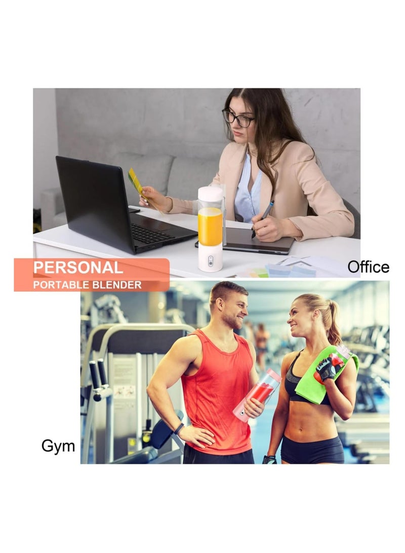 general Portable Juicer, Personal Size Blender for Shakes and Smoothies, USB RechargeableStrong Cutting Capacity with 6 Blades, 500ml Juicer Cup - Image 5