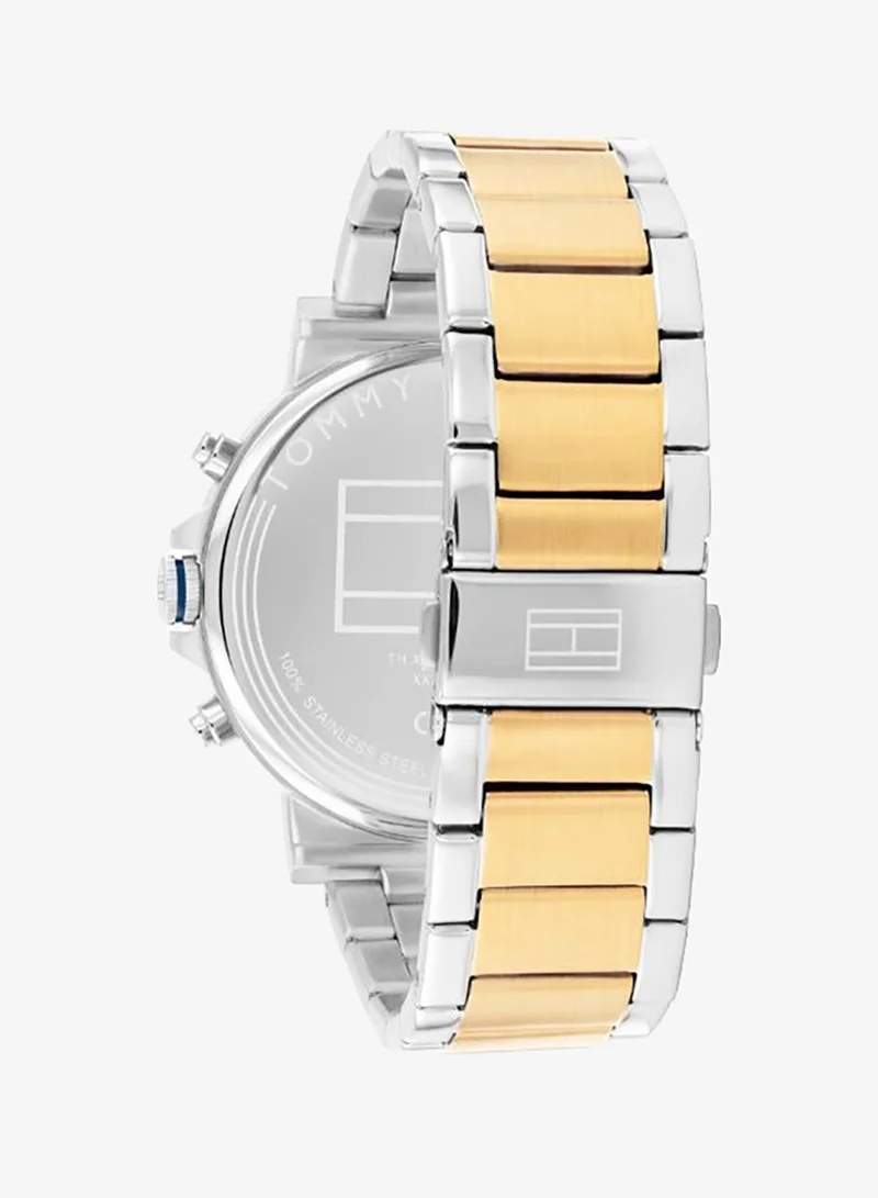 TOMMY HILFIGER Tommy Hilfiger Analogue Multifunction Quartz Watch for Men with Gold Colored Stainless Steel Bracelet - 1710710