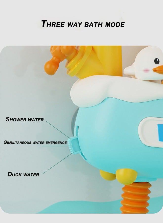 LO.BABY.VE Sunflower Bath Duck Shower Baby Water Toy Little Yellow Duck Spray Shower Bath Toy - Image 5
